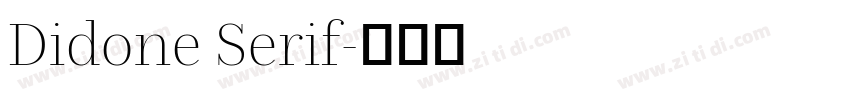 Didone Serif字体转换 Didone Serif字体转换